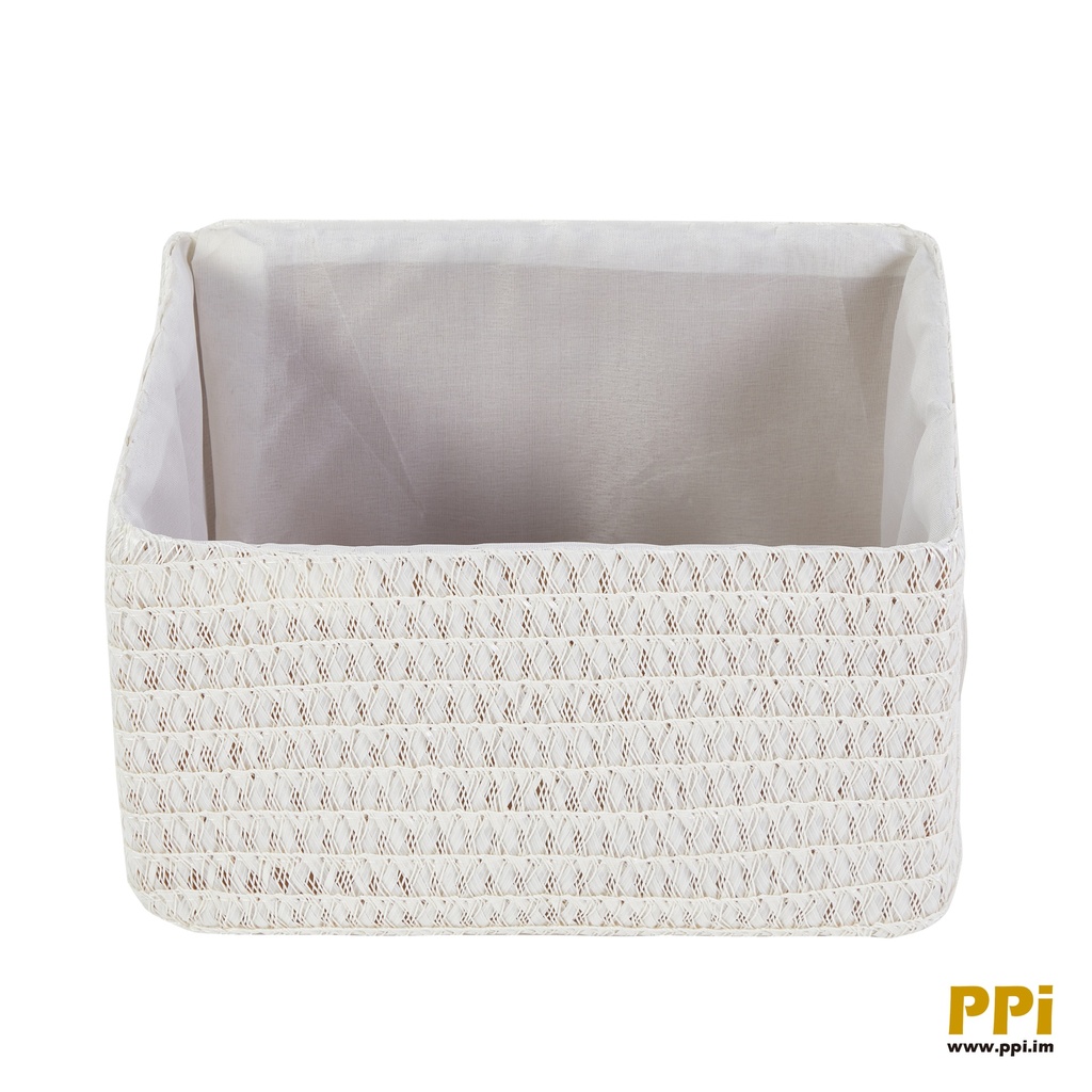 faux rattan storage box Precious Packaging